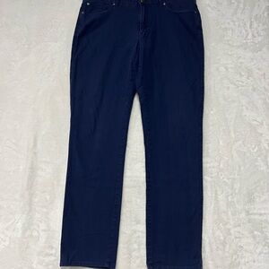 Peter Millar Ultimate Sateen 5 Pocket Pants Mens 38 x 33 Chino Stretch Navy Blue